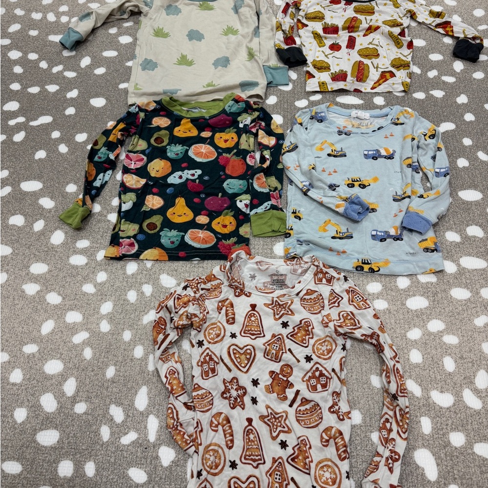 Lot of 20+ Bamboo Pajamas set long sleeve tee pants toddler baby boy kyte angel - Picture 12 of 15